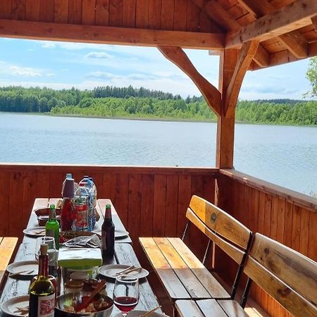 Tatarak Domki Na Mazurach - Apartament Z Duzym Tarasem Nad Jeziorem Walpusz Stare Kiejkuty Exteriör bild