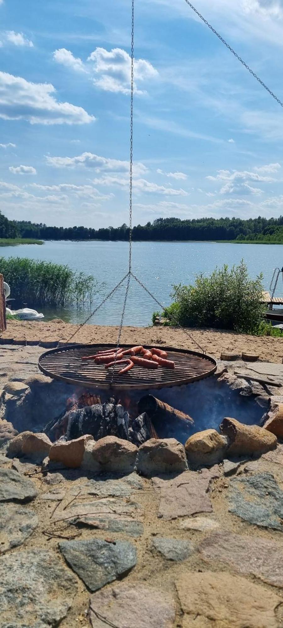 Tatarak Domki Na Mazurach - Apartament Z Duzym Tarasem Nad Jeziorem Walpusz Stare Kiejkuty Exteriör bild